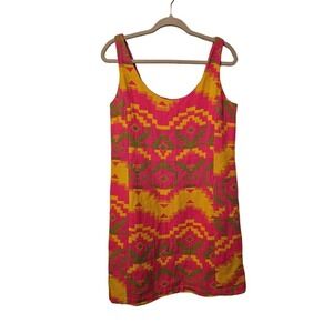 Judith March‎ geometric aztec knit dress size Large